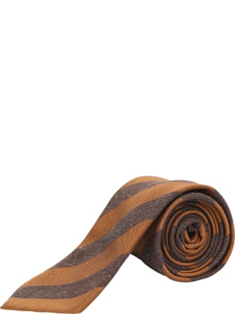 Lardini Cravatta Righe Giallo-mar