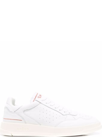 GHOUD Low Tweener Leather And Fabric Sneakers With Logo