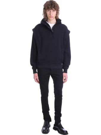 Jacob Lee Sweatshirt In Black Cotton