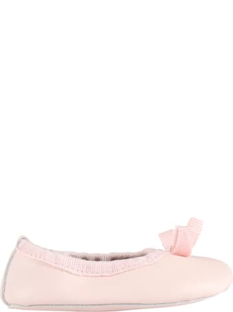 Gallucci Pink Ballerina Flats For Babygirl