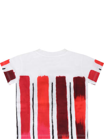 Dolce & Gabbana White T-shirt For Baby Kids With Crown