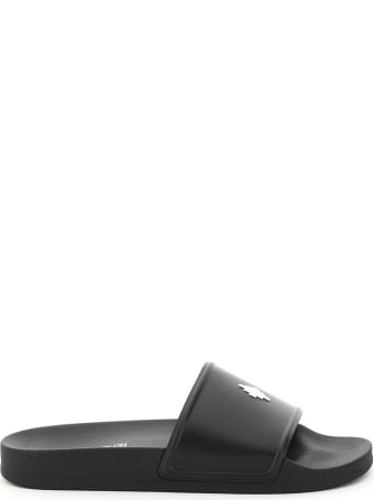 Marcelo Burlon Cross Logo Rubber Slides