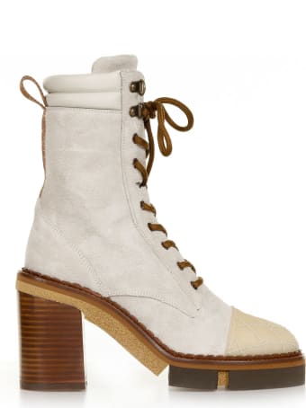 Fabi Suede Boots With Heel