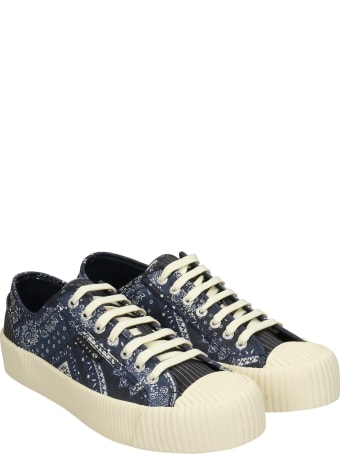 Superga Sneakers In Blue Canvas