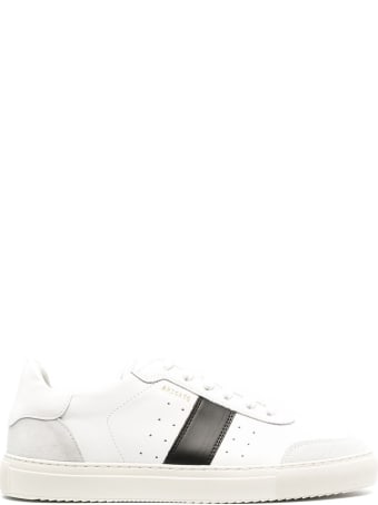 Axel Arigato White Leather Sneakers With Contrasting Panel