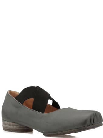 Uma Wang Crossover-strap Ballerina Shoes