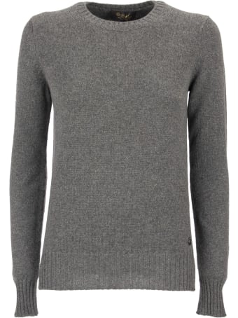 Loro Piana Crewneck Baby Cashmere Blue Sweater
