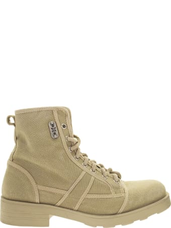 OXS Frank 1020 - Lace-up Ankle Boot In Canvas