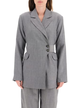 Ganni Melange Blazer