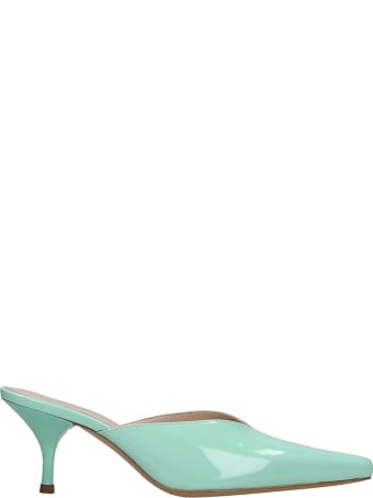 Kalda Alba Sandals In Green Leather