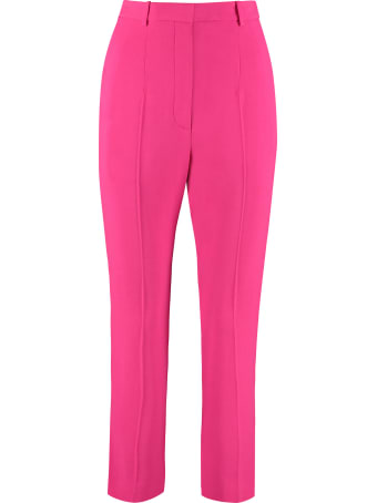 Alexander McQueen High-waist Crêpe Trousers