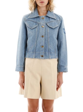 Patou Iconic Denim Shape Jacket