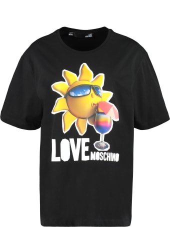 Love Moschino Printed Cotton T-shirt