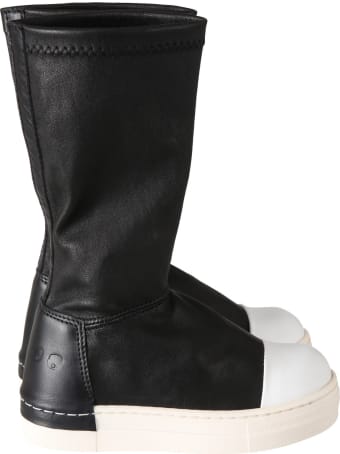 Cinzia Araia Black Boots For Kids