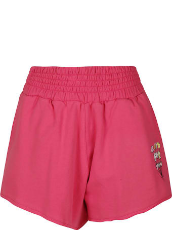 IRENEISGOOD Ribbed Waist Good For You Printed Shorts