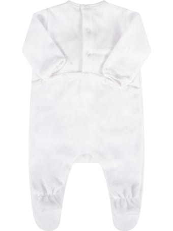 Givenchy White Set For Babykids With Bear