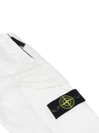 Stone Island Junior Cotton Trousers