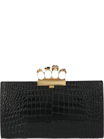 Alexander McQueen 'skull Four Rings' Clutch