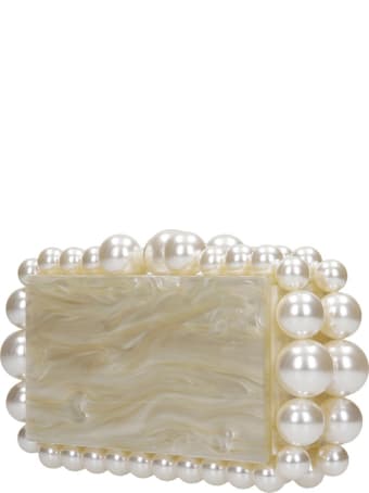 Cult Gaia Eos Clutch In White Acrylic