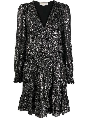 MICHAEL Michael Kors Spaced Galaxy Flounce Dress
