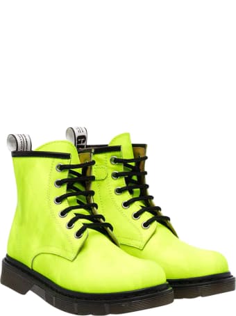 Gallucci Teen Green Combat Boots