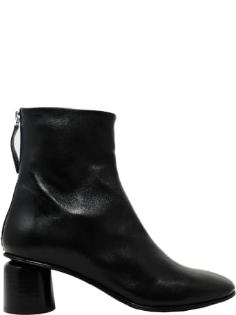Halmanera Anya13black Leather Ankle Boots
