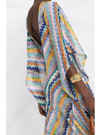 Missoni Multicolor Zig-zag Long Dress