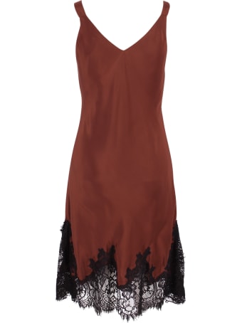 Gold Hawk 'alexa' Silk Dress