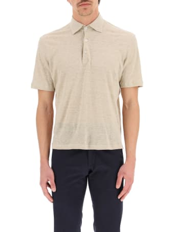 Caruso Linen Polo Shirt