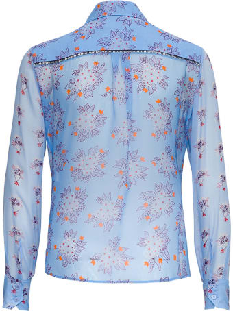 Chloé Shirt Flower Print On Silk Georgette