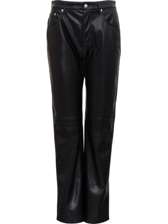 Nanushka Five-pocket Trousers In Vegan Nappa Leather