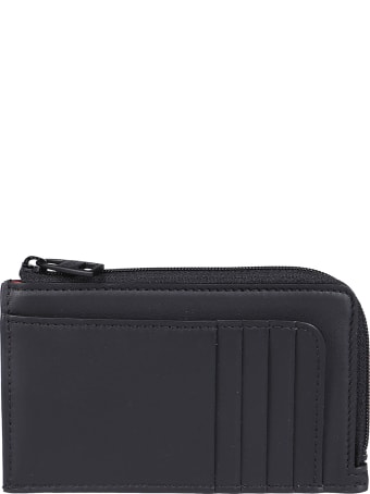 Alexander McQueen Black Leather Wallet