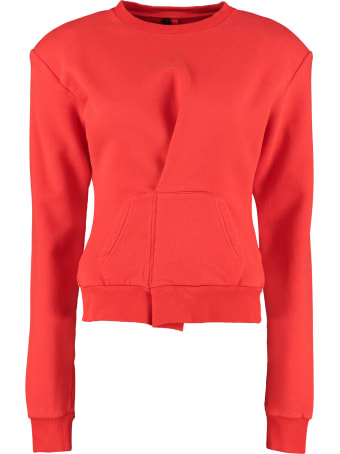 Ben Taverniti Unravel Project Cotton Crew-neck Sweatshirt