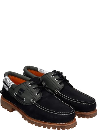 Timberland Authentics Loafers In Black Nubuck