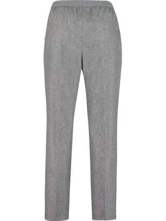 Agnona Wool And Mohair Tailored Trousers