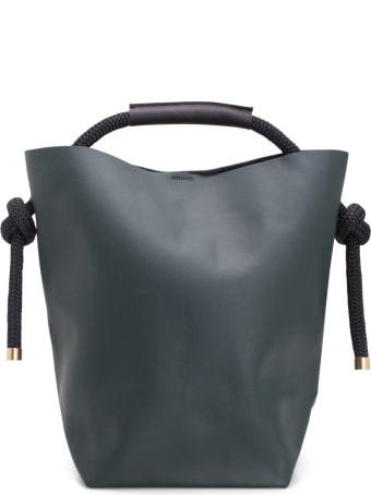 Zucca Recycled Leather Bucket Bag