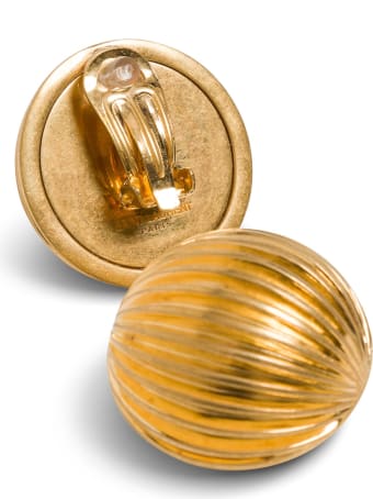 Saint Laurent Bull Gold Color Earrings