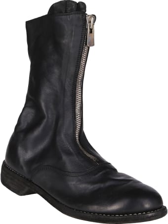 Guidi Black Horse Leather Boots