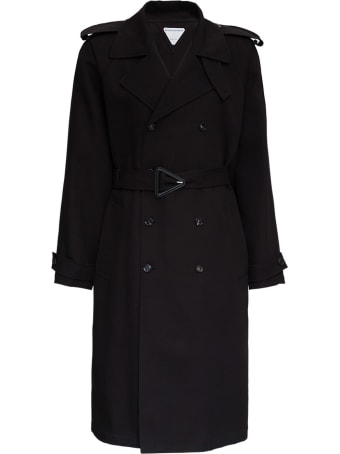 Bottega Veneta Double-breasted Trench Coat With Belt