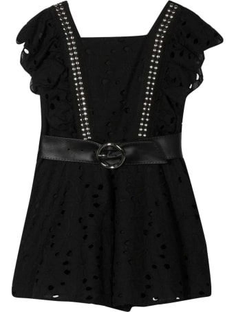 Monnalisa Short Jumpsuit With Ruches