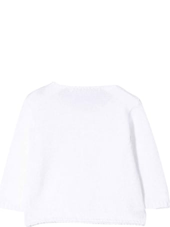 La stupenderia White Baby Cardigan