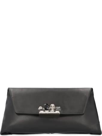 Alexander McQueen Skull Leather Clutch