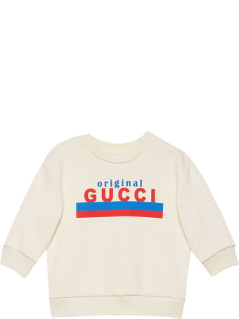 Gucci White Sweatshirt With Print