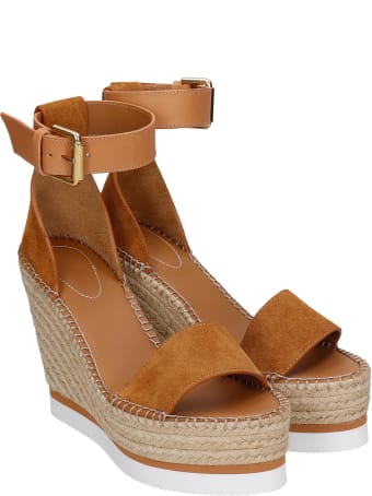 See by Chloé Wedges In Leather Color Suede