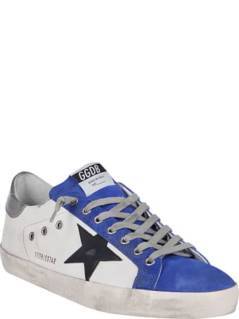 Golden Goose White Leather Super-star Sneakers