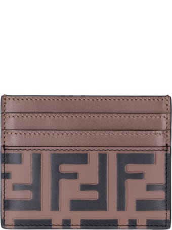 Fendi Leather Card Holder