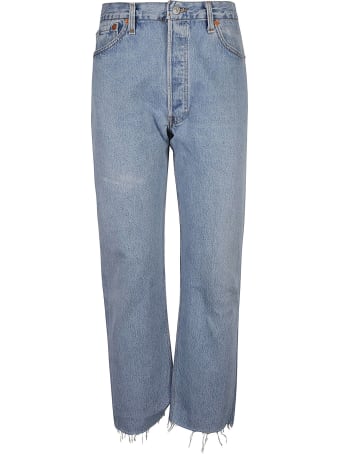 RE/DONE Ultra High Rise Stove Pipe Jeans