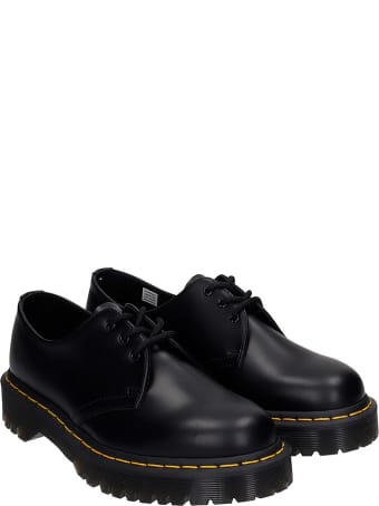 Dr. Martens 1461 Bex Lace Up Shoes In Black Leather