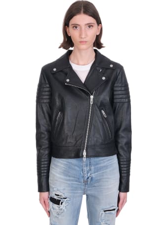 DROMe Leather Jacket In Black Leather