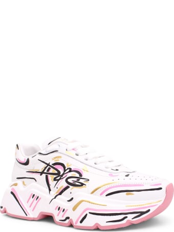 Dolce & Gabbana 'daymaster' Leather Sneakers